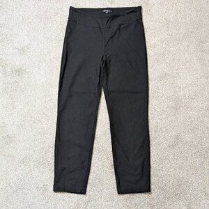 YEST "Tight Fit" Black Stretch Pull-On Casual Career Pants; Mid-Rise; Size 10